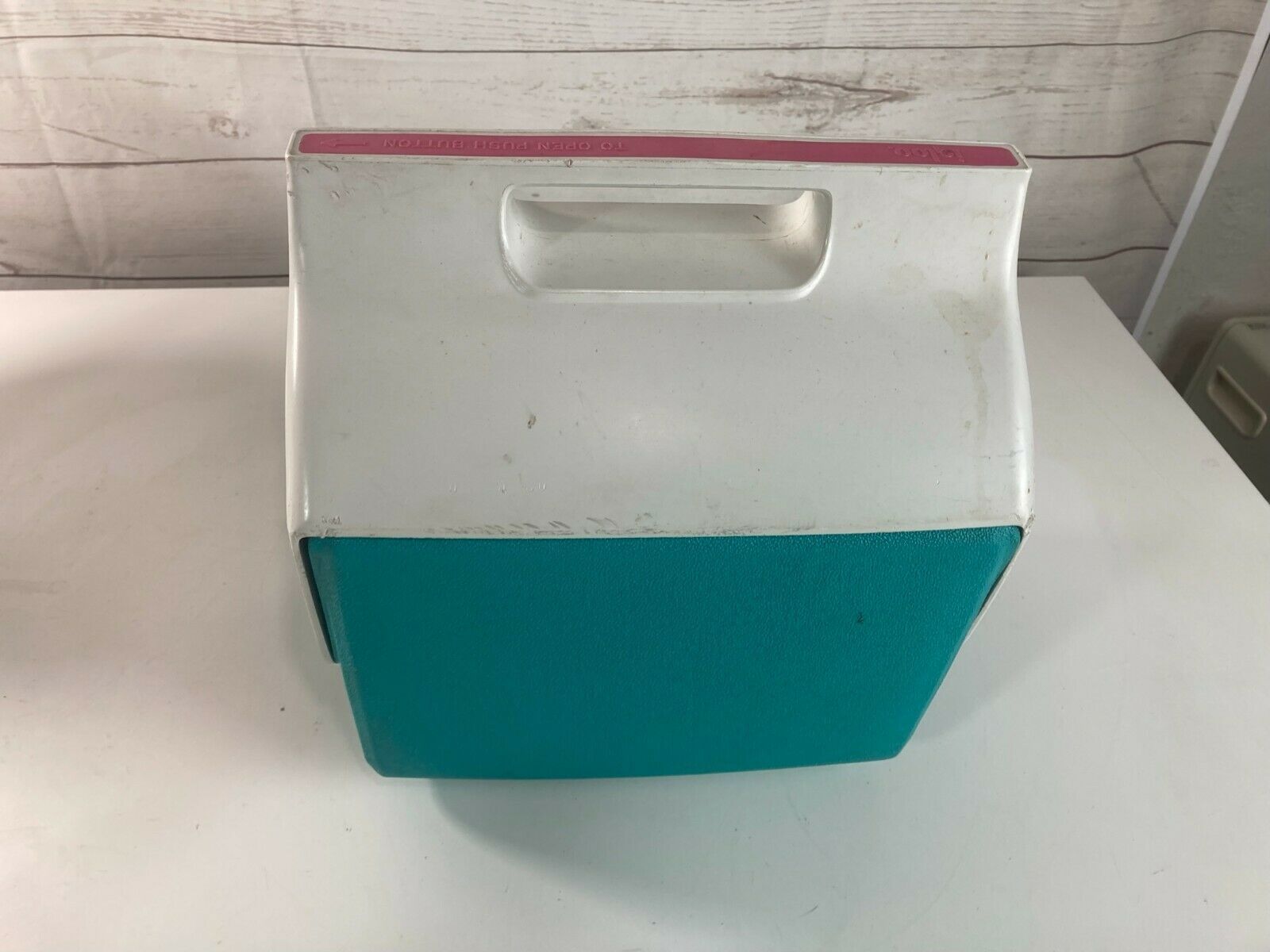 VTG Igloo Legend Cooler 1 Quart Water Jug Bottle Spout Purple Teal