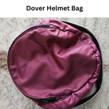 Dover Burgundy Riding Helmet Bag Standard Size USED image 2