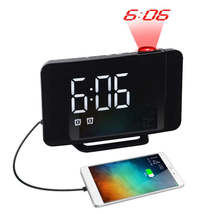 Projection LED Large Screen Display Alarm Clock Radio Electronic Clock(B... - $13.34+