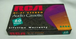RCA Hi-Fi Stereo Audio Cassette Tape 60 Minutes NEW in Shrinkwrap Recording - $12.38