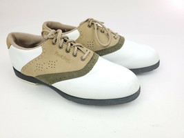 Footjoy TCX Tan/White Women's Golf Shoes, Size 8.5 M - $20.97