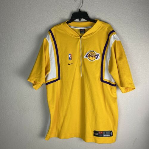 VINTAGE LOS ANGELES LAKERS WARM UP JERSEY SIZE LARGE