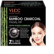 Kit facial de carbón activado en polvo de bambú VLCC, 60 g - $13.74