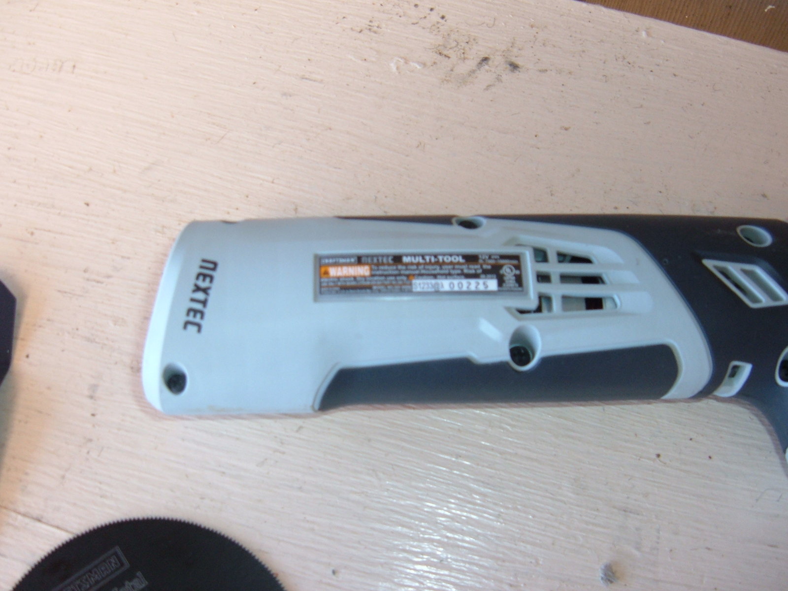 CRAFTSMAN NEXTEC 12V QUICK RELEASE MULTITOOL 320.30566 WITH