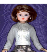 CARDIGAN Sweater for CISSY Doll. Knitting Pattern by Edith Molina. PDF D... - $6.99