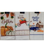 Fall Harvest Kitchen Linen Towels 15”x25”, S21, Select Theme - $2.99