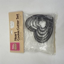 Wilton 6 Piece Heart Nesting Plastic Cookie Cutter Set, Stencil, Valentine, Love - $6.76
