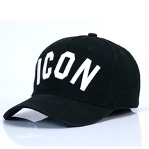 DSQICOND2  DSQ Casquette Hats Solid Pattern Hats Letters ICON Casquette Dad Hip  - $140.00