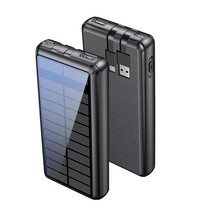 Portable Charger 36800mAh, LENGSUM Power Bank Solar Charger - $80.72