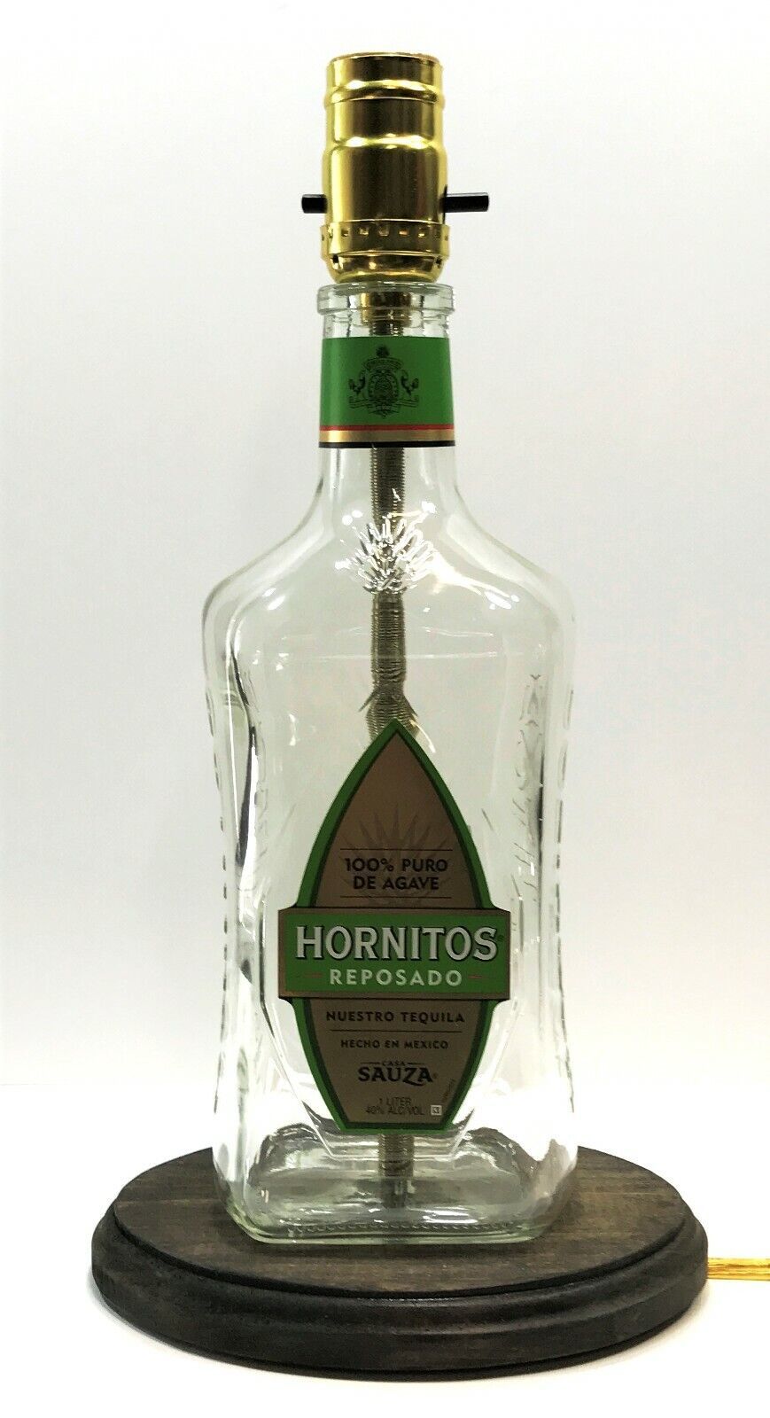 Hornitos Tequila Large 1.75L Liquor Bar Bottle TABLE LAMP Lounge Light