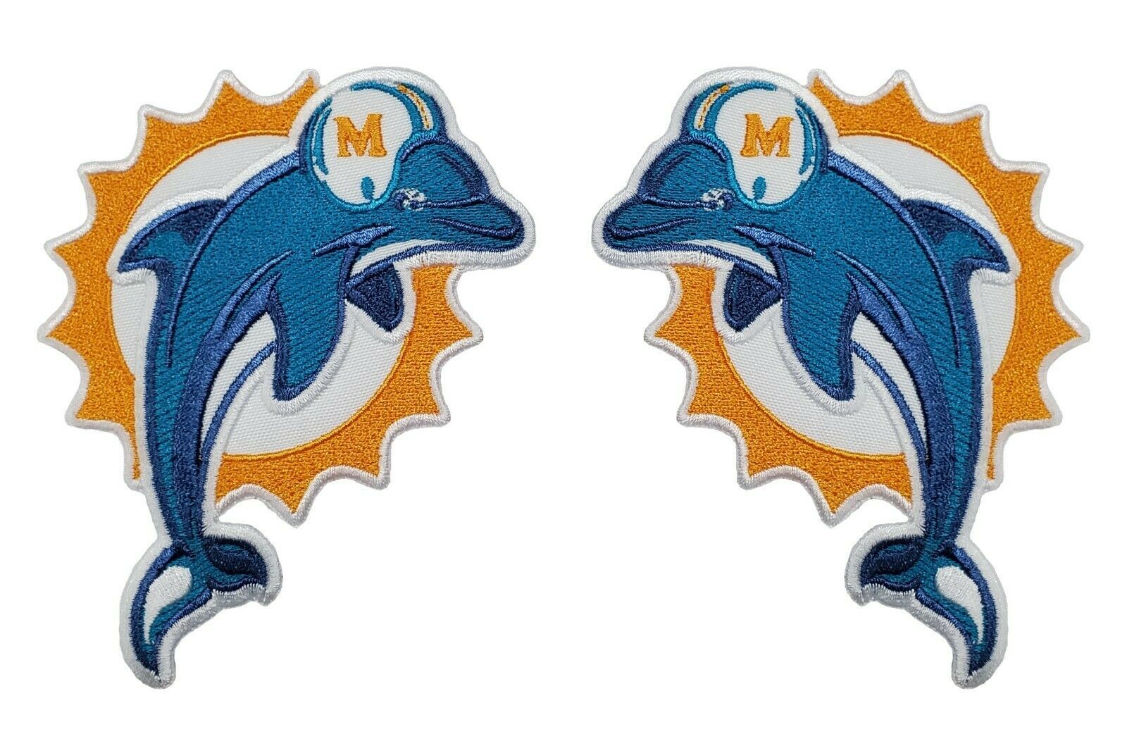 Miami Dolphins Patch NFL iron on Football Team DIY