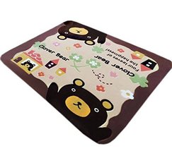 Soft Brown Bear Baby Play Mat 59 by 39 Inches