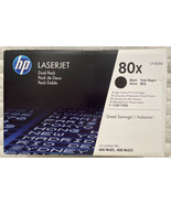 HP 80X Black Toner CF280XD For HP LaserJet Pro 200 M401, 400 M425 Factor... - $262.29
