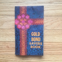 Vintage set of 3 Gold Bond Savers books - all include stamps in books image 6