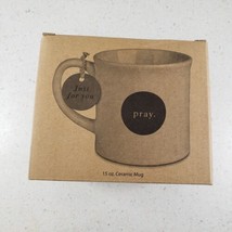 Simplified Ceramic 15 Oz Mug Cup Bible Verse Mark 11:24 Lighthouse Chris... - $25.34