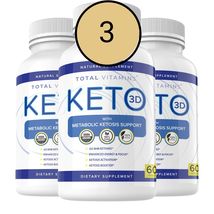 3 Pack Keto 3D Pills Ultra Keto Burn One Shot Exogenous Ketones - $63.00