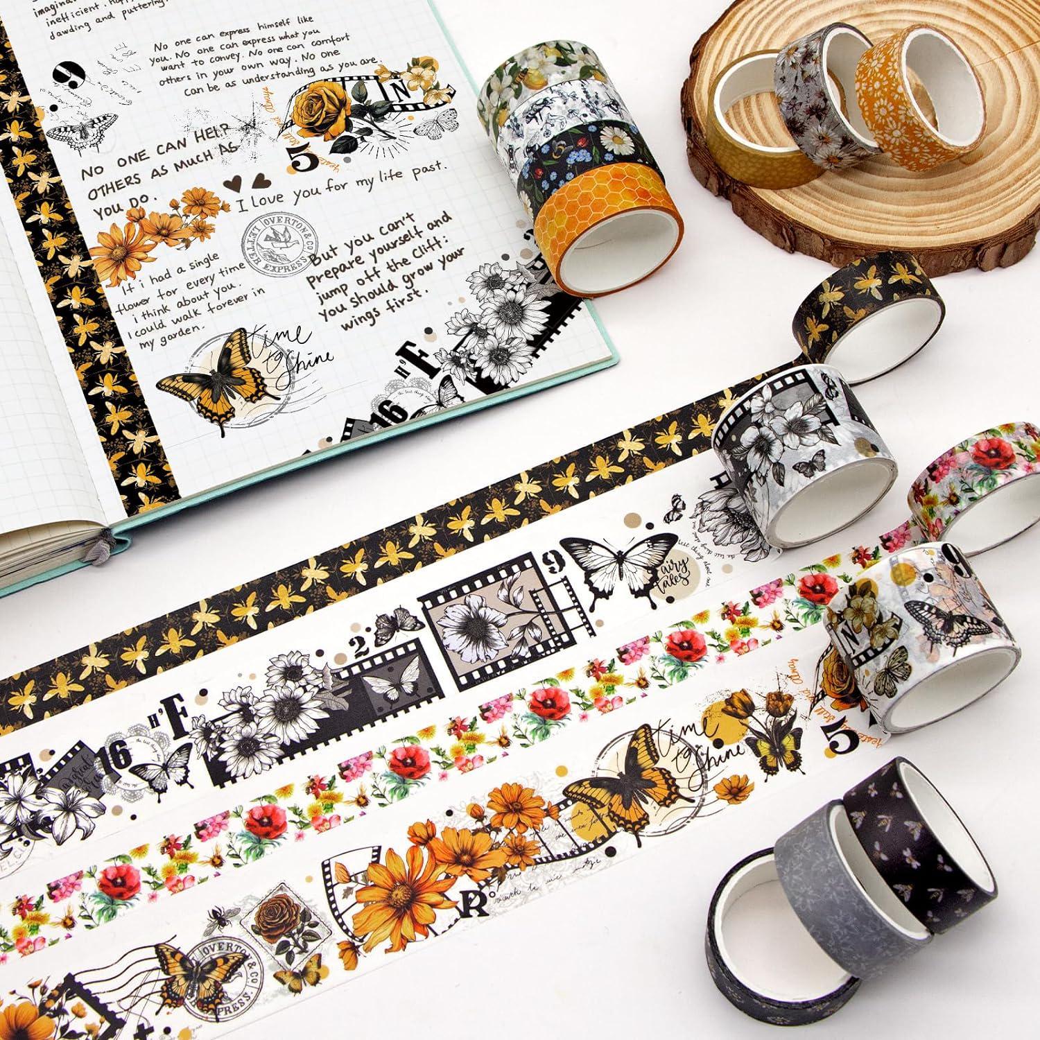 refustar Cute Washi Tape Set - 24 Rolls Kawaii Animals Decorative Washi  Tape for Scrapbooking Supplies, Bullet Journal Supplies, Junk Journal, Kids