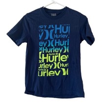 Hurley Boys Youth 10/12 Graphic Blue Short Sleeve T-Shirt - $8.79