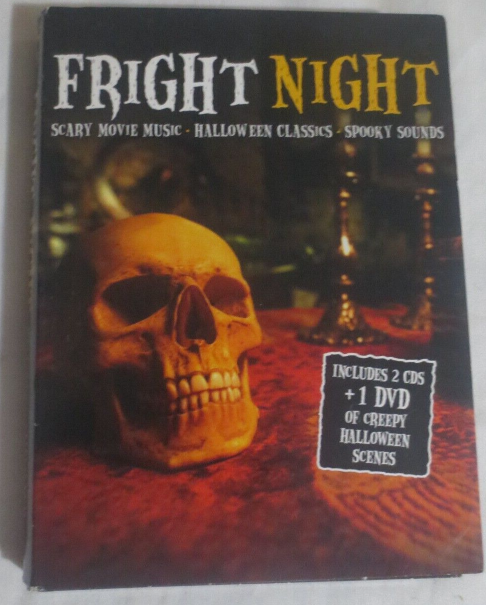 Fright Night Scary Movie Music, Classics, Spooky Sounds CD & DVD Scary