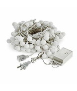 radiance frosted white string lights, 33 ft, silver wire, warm white, 8 ... - $12.86