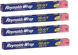 Reynolds Wrap Heavy Duty Aluminum Foil, 125 Square Feet 