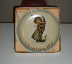 1971 Hummel Christmas Plate  Hummel by Schmid - $3.79