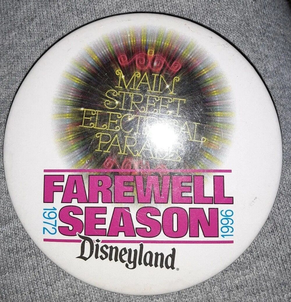 1996 Disneyland Main Street Electrical Parade Farewell Season Pin ...