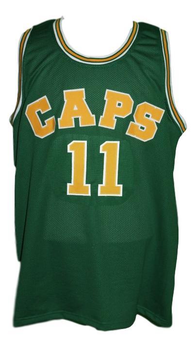 Larry brown  11 washington caps retro aba basketball jersey green   1