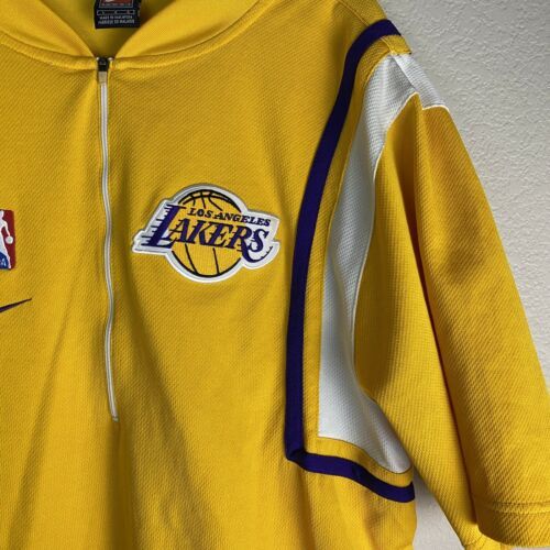 VINTAGE LOS ANGELES LAKERS WARM UP JERSEY SIZE LARGE