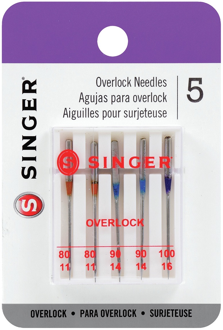 Singer Universal Regular Point Machine Needles 5/Pkg-Size 16/100