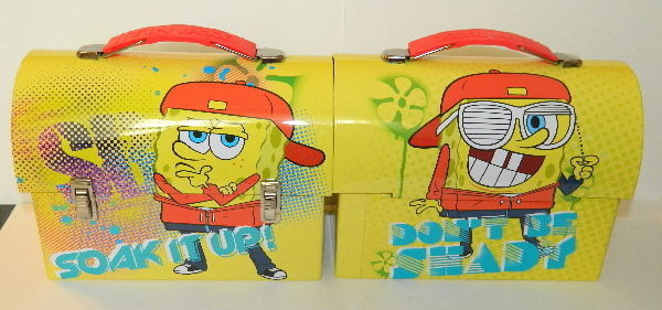 SpongeBob SquarePants Collectable Tin Dome Lunch Box Carry All
