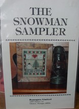 Cross Stitch Pattern 4&quot; x 4.5&quot; &quot;The Snowman Sampler&quot;  - $3.99