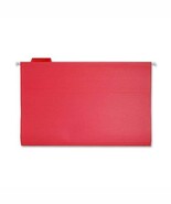 Hanging Folder, 1/5 Tab Cut, Legal, 25/Box, Red (SPRSP5315RED) - $18.96