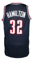 Daniel Hamilton #32 College Basketball Jersey Sewn Navy Blue Any Size image 2