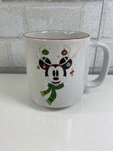 Disney Parks Mickey Mouse "Merry & Bright" Holiday Ceramic Coffee Mug 14 oz - $16.95