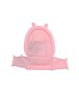 T-shape adjustable baby safe anti skid pink cross bathing bed - $11.00