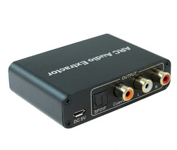 Hdmi Arc Audio Extractor/Converter Rca/Coax/Toslink Audio/Out - $55.99