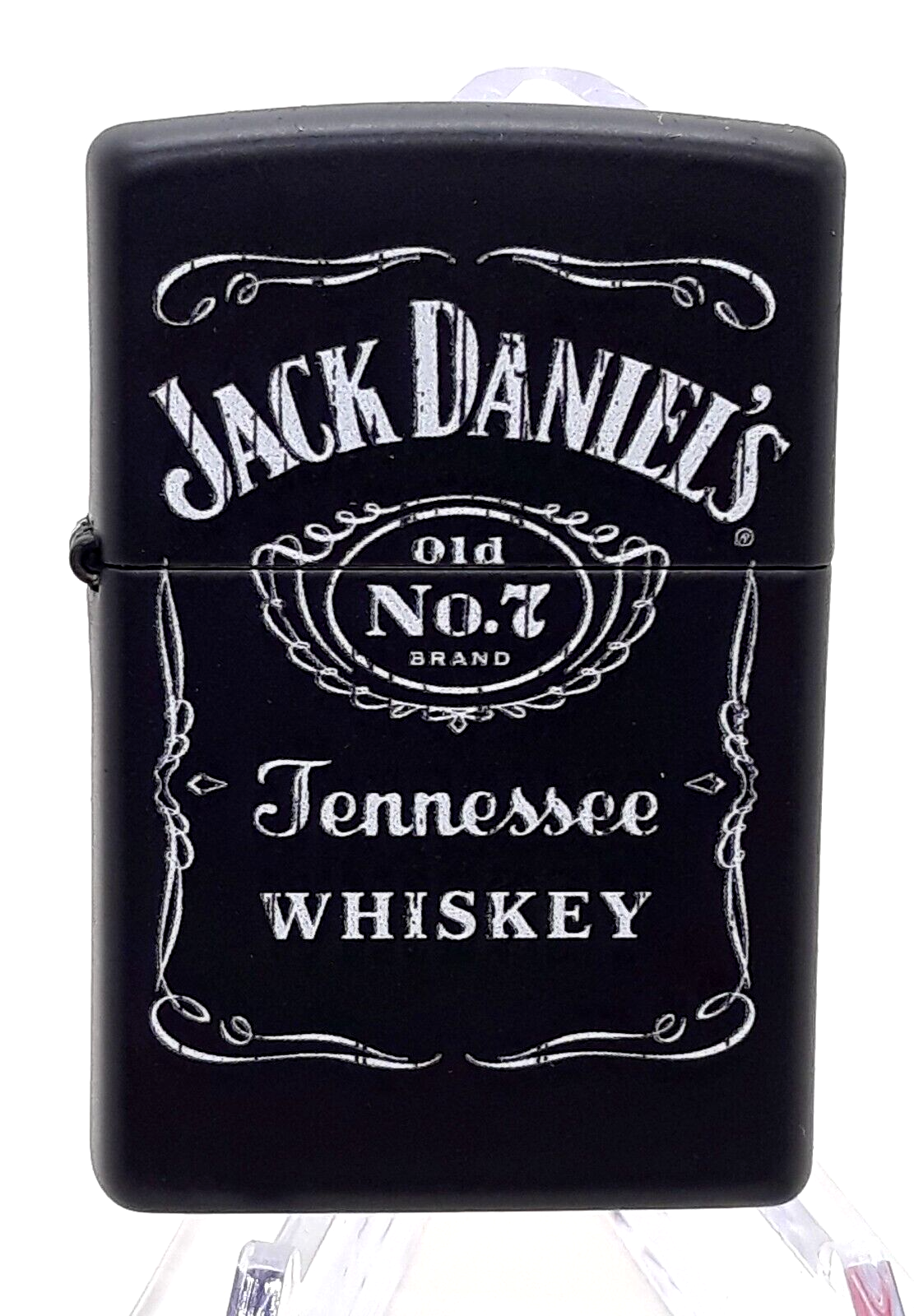 Jack Daniels Tennessee Whiskey Old No 7 Logo Zippo Lighter - Black ...