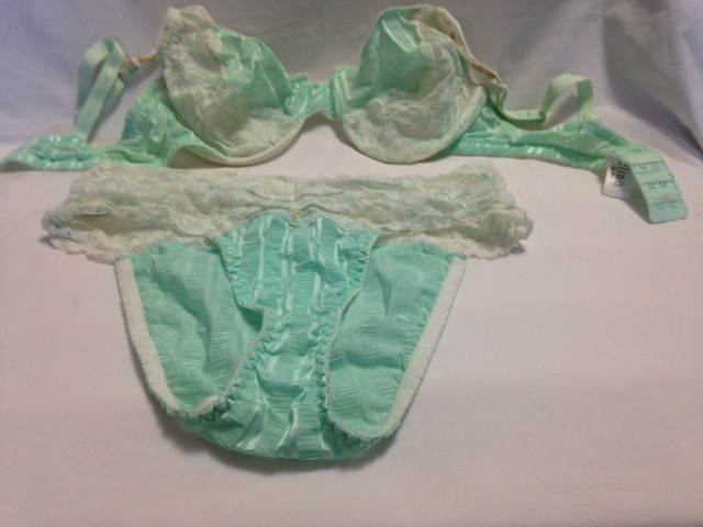 Vintage Felina by Amir Seafoam Green Bra & Panty Set - Women's Clothing