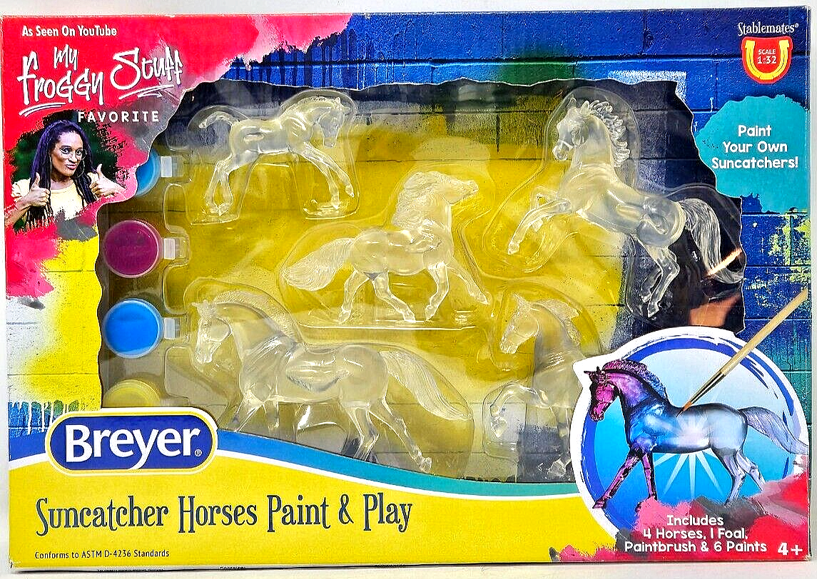 Breyer Suncatcher Unicorns Paint & Play