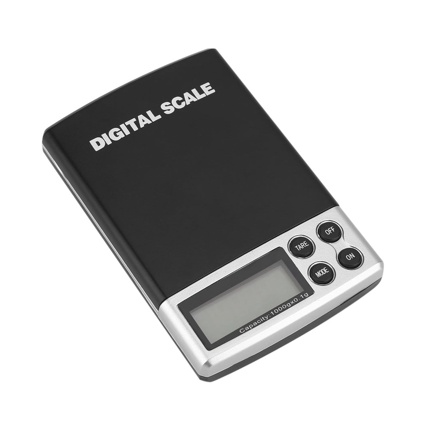 1kg/0.01g Precise Measurement Black Portable Digital Scale Food
