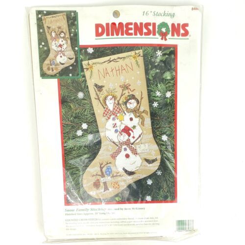 Cross stitch kit Christmas Stocking