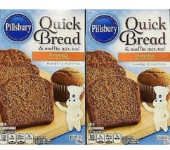 Pillsbury Pumpkin Spice Cake - Quick Bread &amp; Muffin Mix X 2 Boxes - $11.99