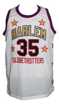 Huber Geese Ausbie Custom Harlem Globetrotters Basketball JerseyWhite Any Size image 4