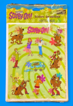 Vintage 1999 Hallmark Heartline Stickers Scooby-Doo Gang 4 Sheets Groovy Retro - $9.64