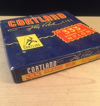 Vintage Cortland fly rod line packaging and spool image 2