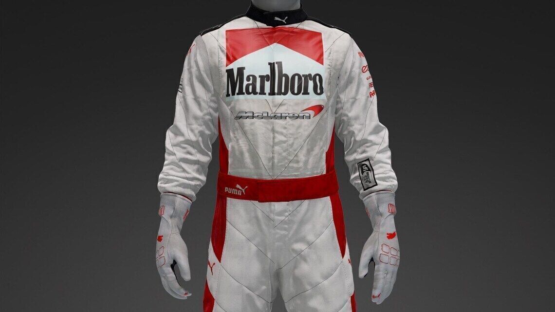 F1 Marlboro McLaren Racing Suit CIK/FIA Level 2 Go Kart Racing Suit In All Size Clothing