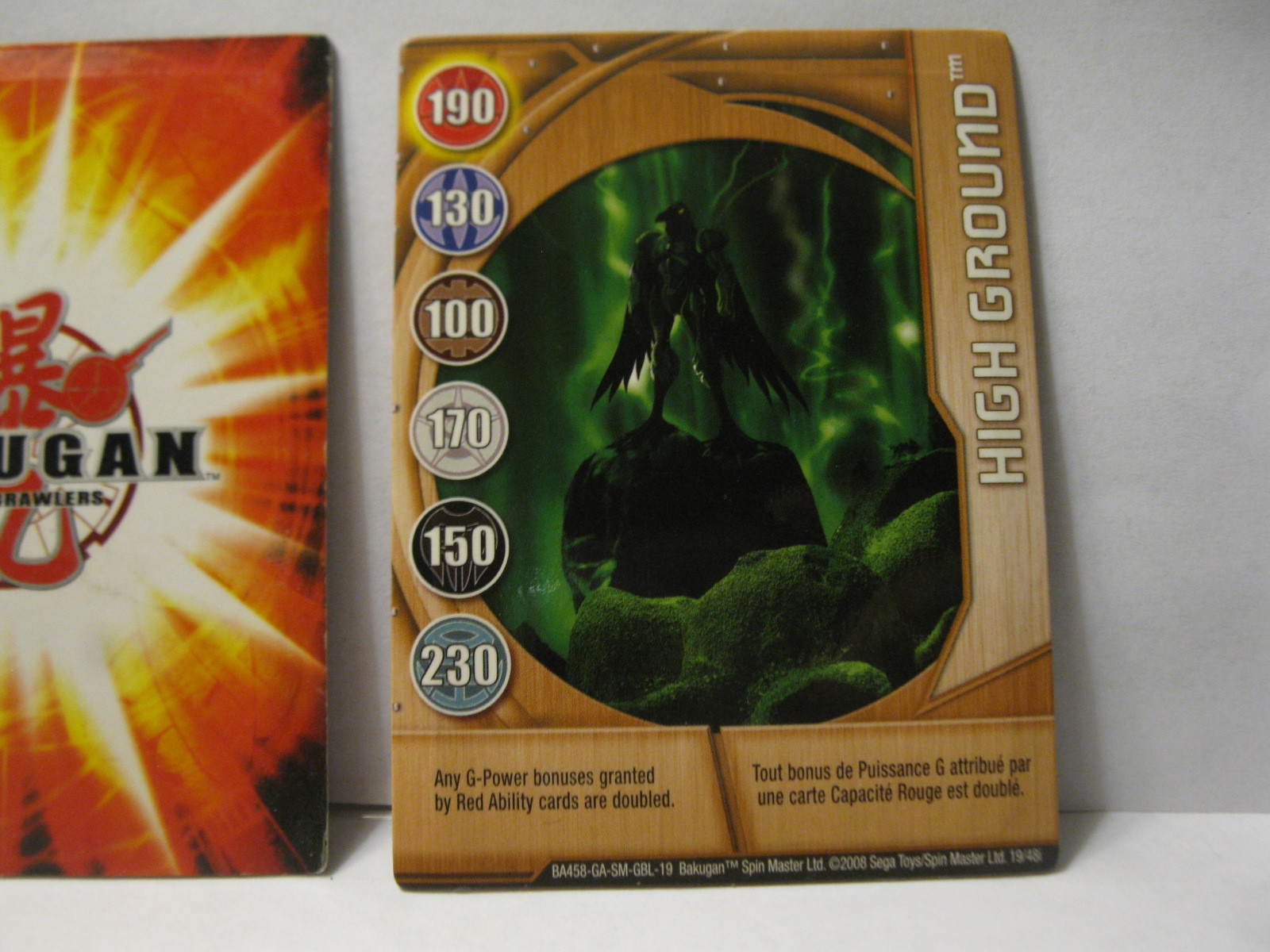 Bakugan Series 7 - 36/48I Blue Ability Card - Colorstorm