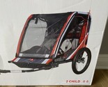 Allen Sports Deluxe Steel 2-Child Bicycle Trailer, T2 Red NEW, Ship From... - $170.00