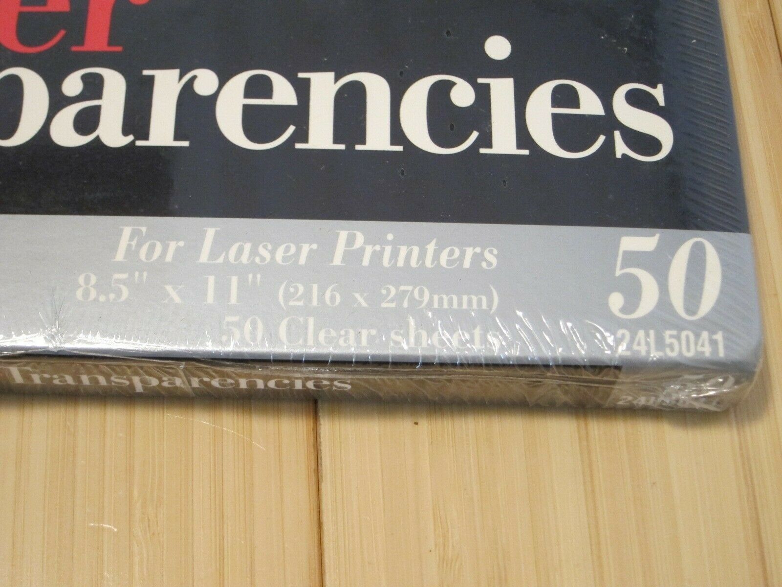 Apollo Laser Printer Transparency Film - 50 / Box - Clear
